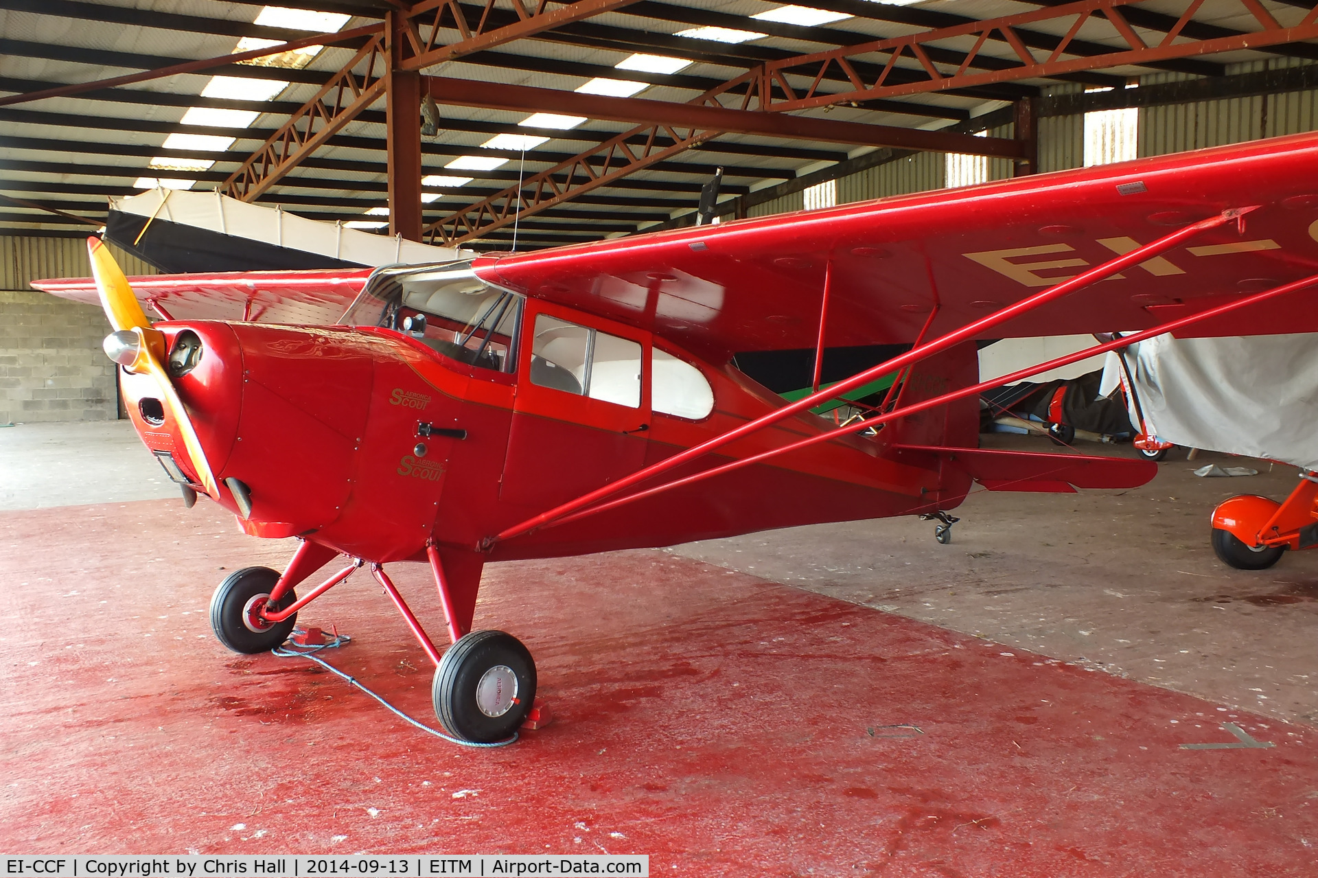 EI-CCF, 1947 Aeronca 11AC Chief Chief C/N 11AC-S-40, at the Trim airfield fly in, County Meath, Ireland