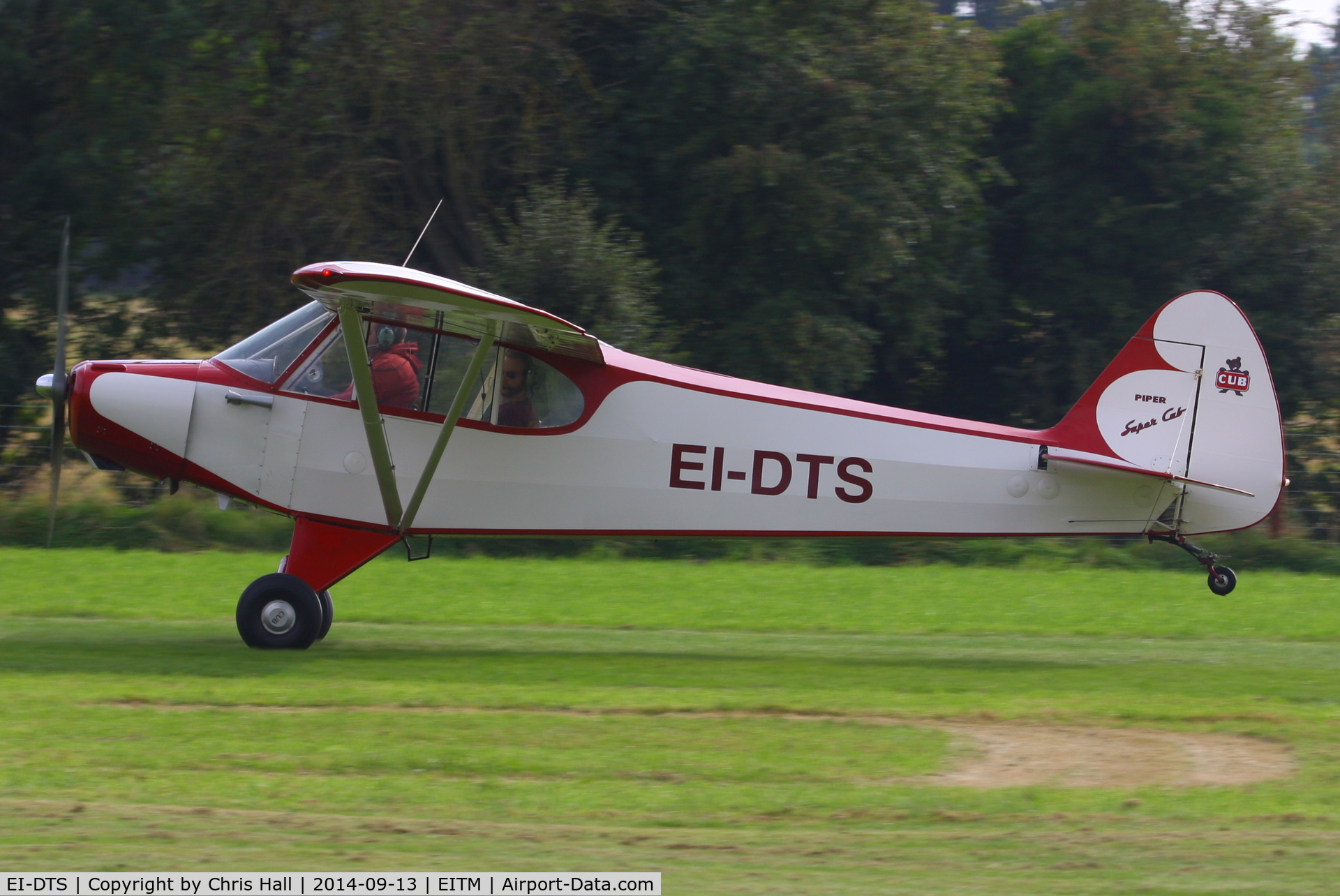 EI-DTS, 1957 Piper PA-18-95 Super Cub C/N 18-5822, at the Trim airfield fly in, County Meath, Ireland