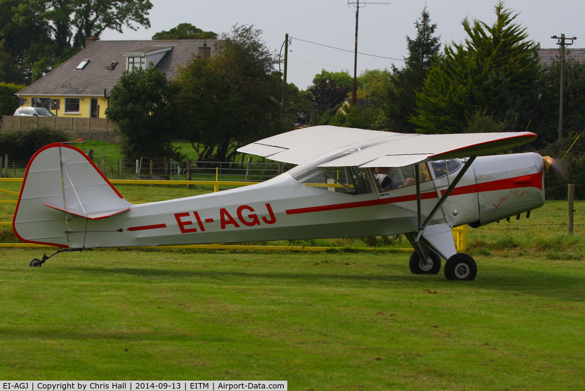 EI-AGJ, 1946 Auster 5J-1 Autocrat C/N 2208, at the Trim airfield fly in, County Meath, Ireland