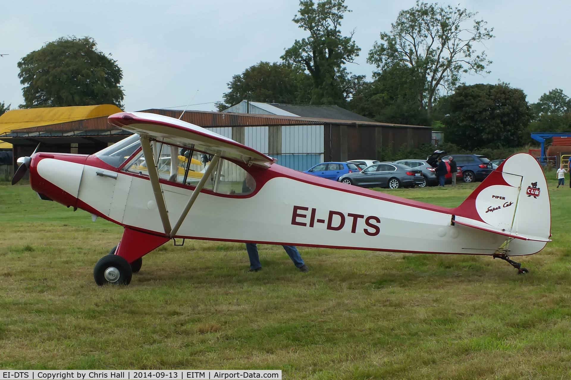 EI-DTS, 1957 Piper PA-18-95 Super Cub C/N 18-5822, at the Trim airfield fly in, County Meath, Ireland