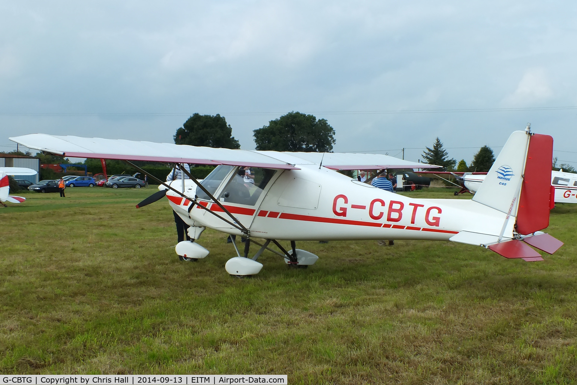 G-CBTG, 2002 Comco Ikarus C42 FB UK C/N PFA 322-13849, at the Trim airfield fly in, County Meath, Ireland