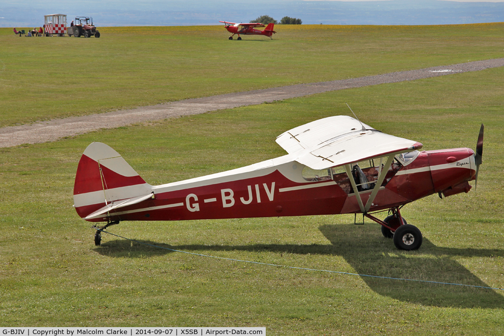 G-BJIV, 1965 Piper PA-18-150 Super Cub C/N 18-8262, Piper PA-18-150 Super Cub, Sutton Bank North Yorkshire, September 7th 2014.