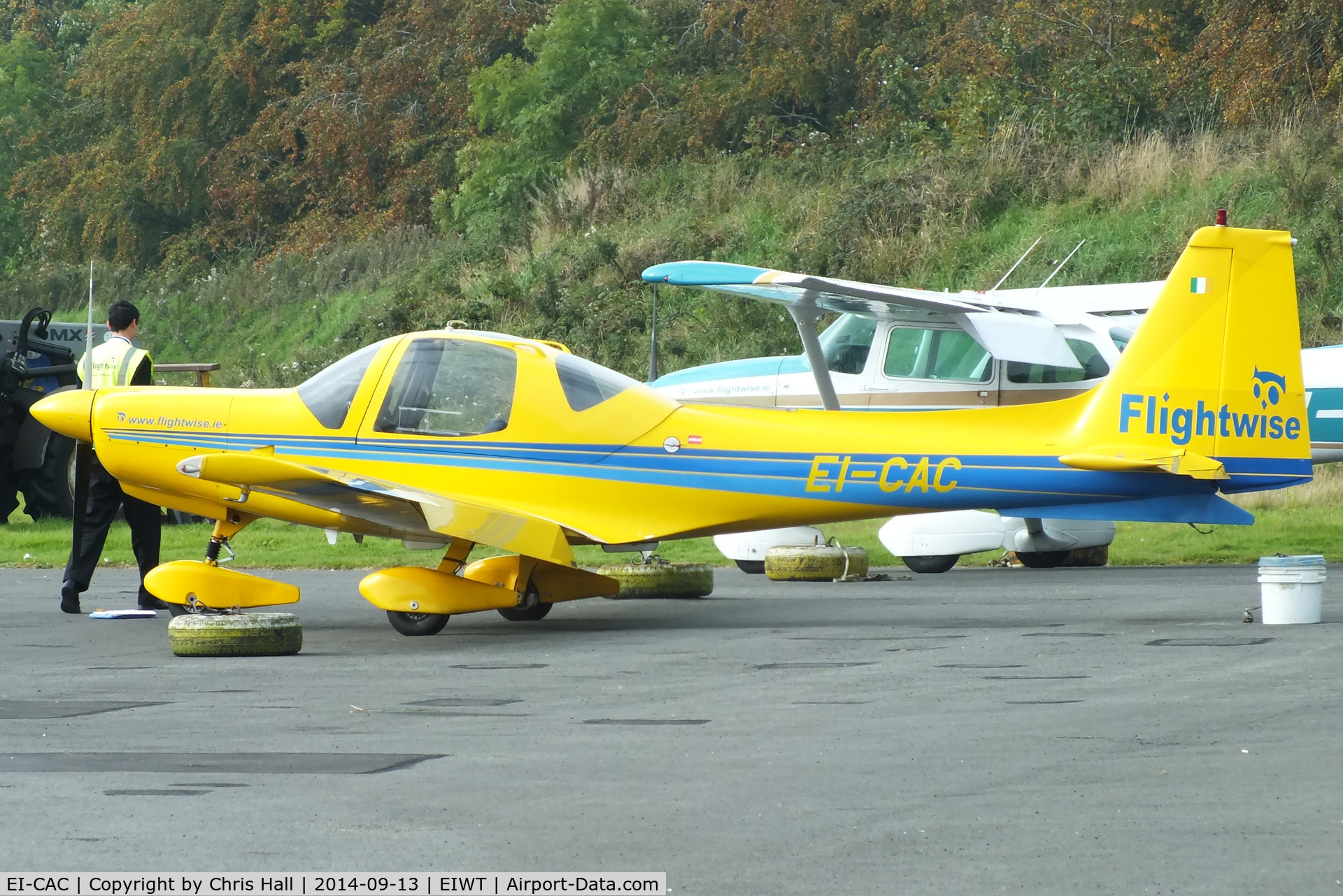 EI-CAC, Grob G-115A C/N 8092, at Weston Airport, Ireland