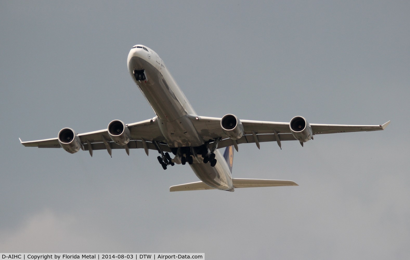 D-AIHC, 2003 Airbus A340-642 C/N 523, Lufthansa A340-600