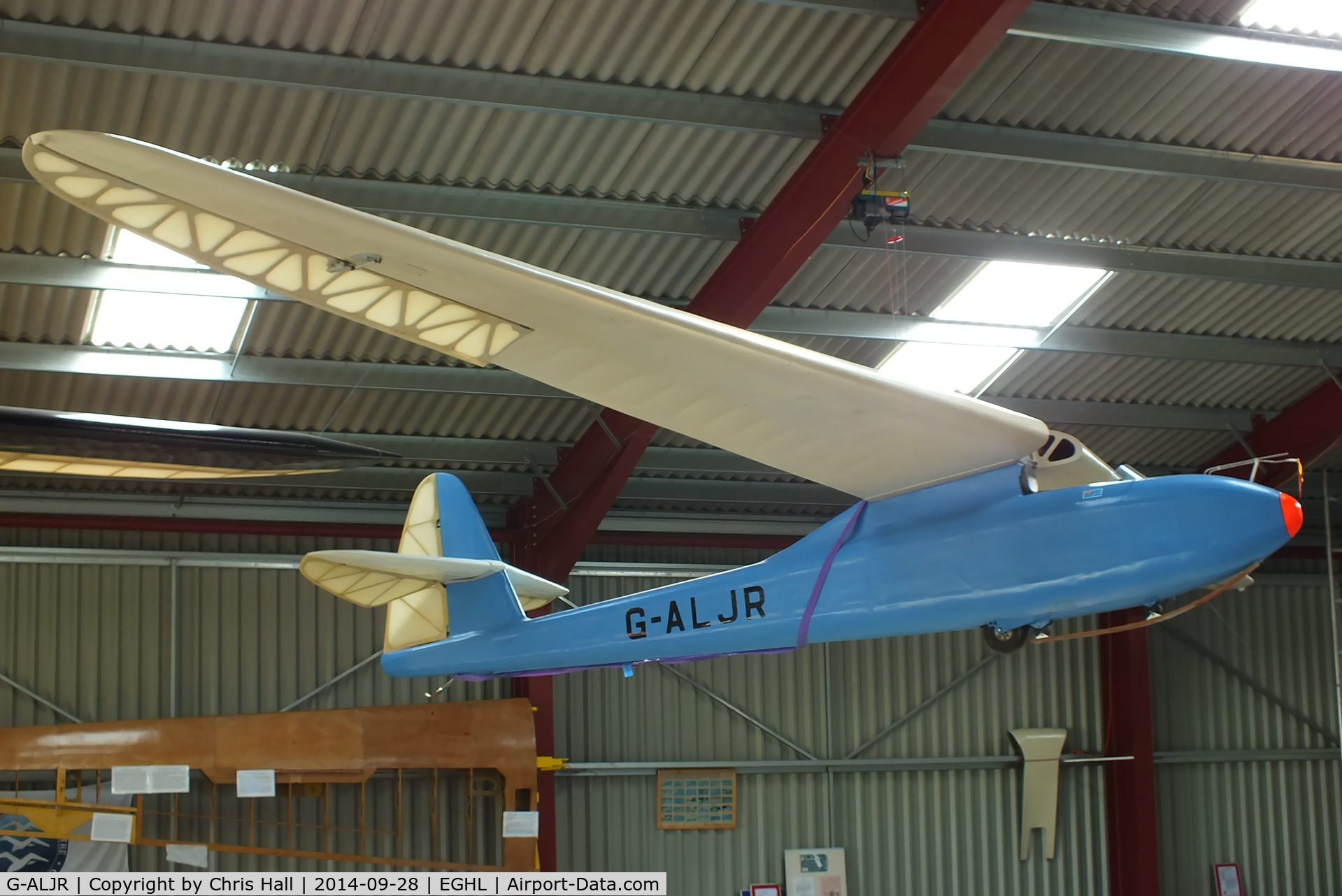 G-ALJR, 1949 Abbott-Baynes Scud III C/N 02, Gliding Heritage Centre, Lasham