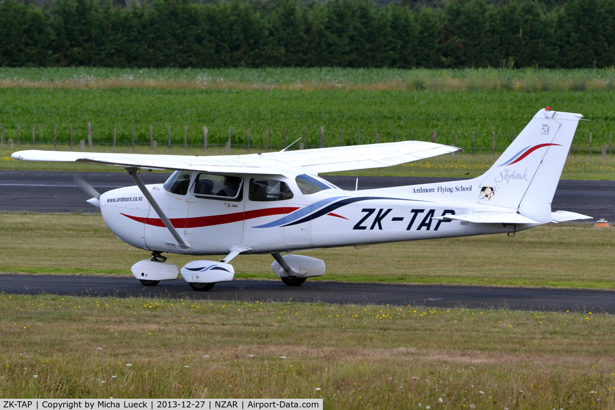 ZK-TAP, Cessna 172R C/N 17280753, At Ardmore