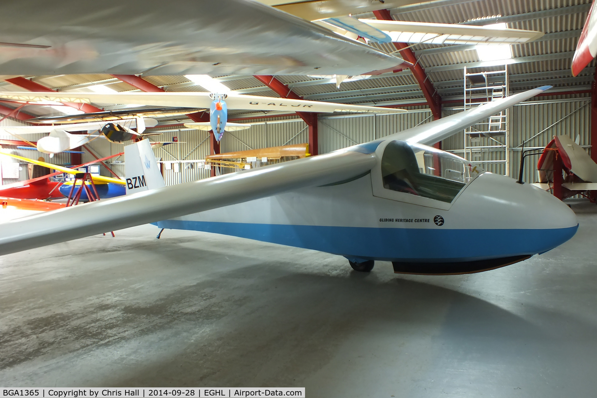 BGA1365, 1967 Slingsby T.45 Swallow C/N 1597, Gliding Heritage Centre, Lasham