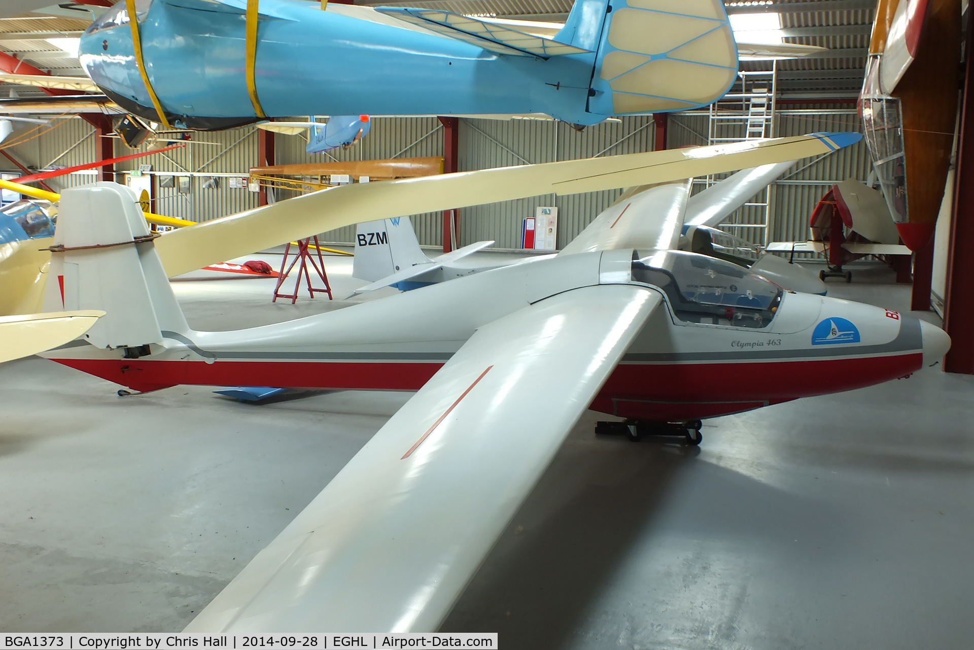 BGA1373, 1965 Elliots Of Newbury Olympia 463 C/N EON/S/046, Gliding Heritage Centre, Lasham