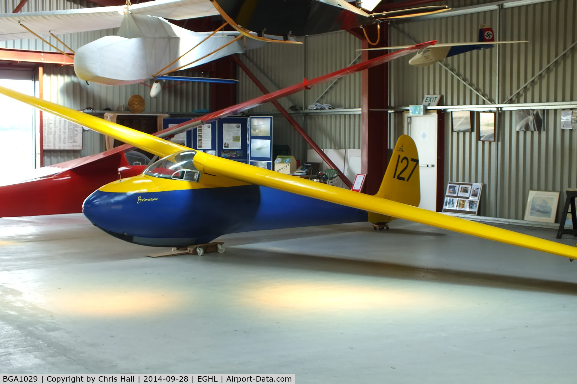 BGA1029, Elliots Of Newbury AP-5 Olympia 2B C/N EON/0/134, Gliding Heritage Centre, Lasham