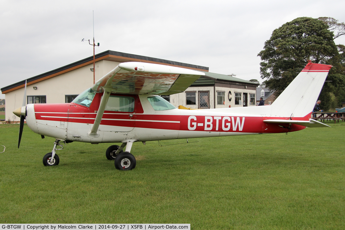 G-BTGW, 1979 Cessna 152 C/N 15279812, Cessna 152, Fishburn Airfield UK, September 27th 2014.
