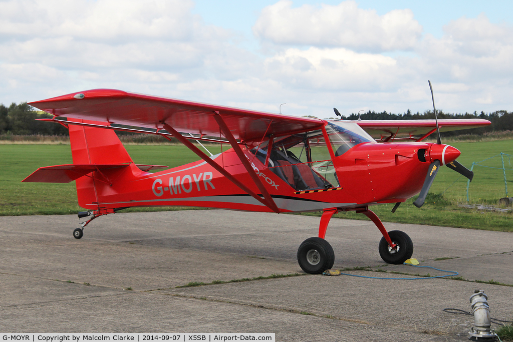 G-MOYR, 2013 Aeropro Eurofox 912(S) C/N LAA 376-15172, Aeropro Eurofox 912(S), Sutton Bank North Yorkshire, September 7th 2014.