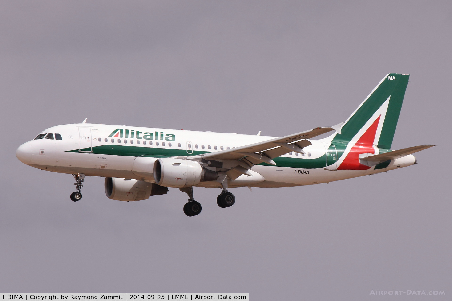 I-BIMA, 2002 Airbus A319-112 C/N 1722, A319 I-BIMA Alitalia