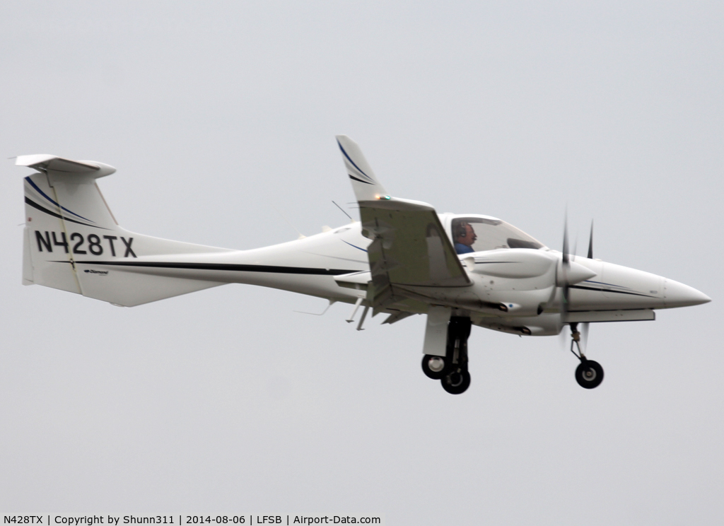 N428TX, 2013 Diamond DA-42 Twin Star C/N 42.115, Landing rwy 16
