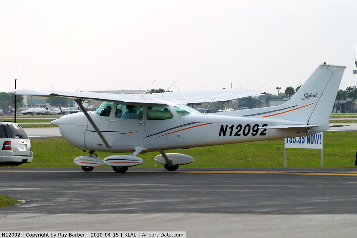N12092, 1973 Cessna 172M C/N 17261802, Cessna 172M Skyhawk [172-61802] Lakeland-Linder~N 15/04/2010