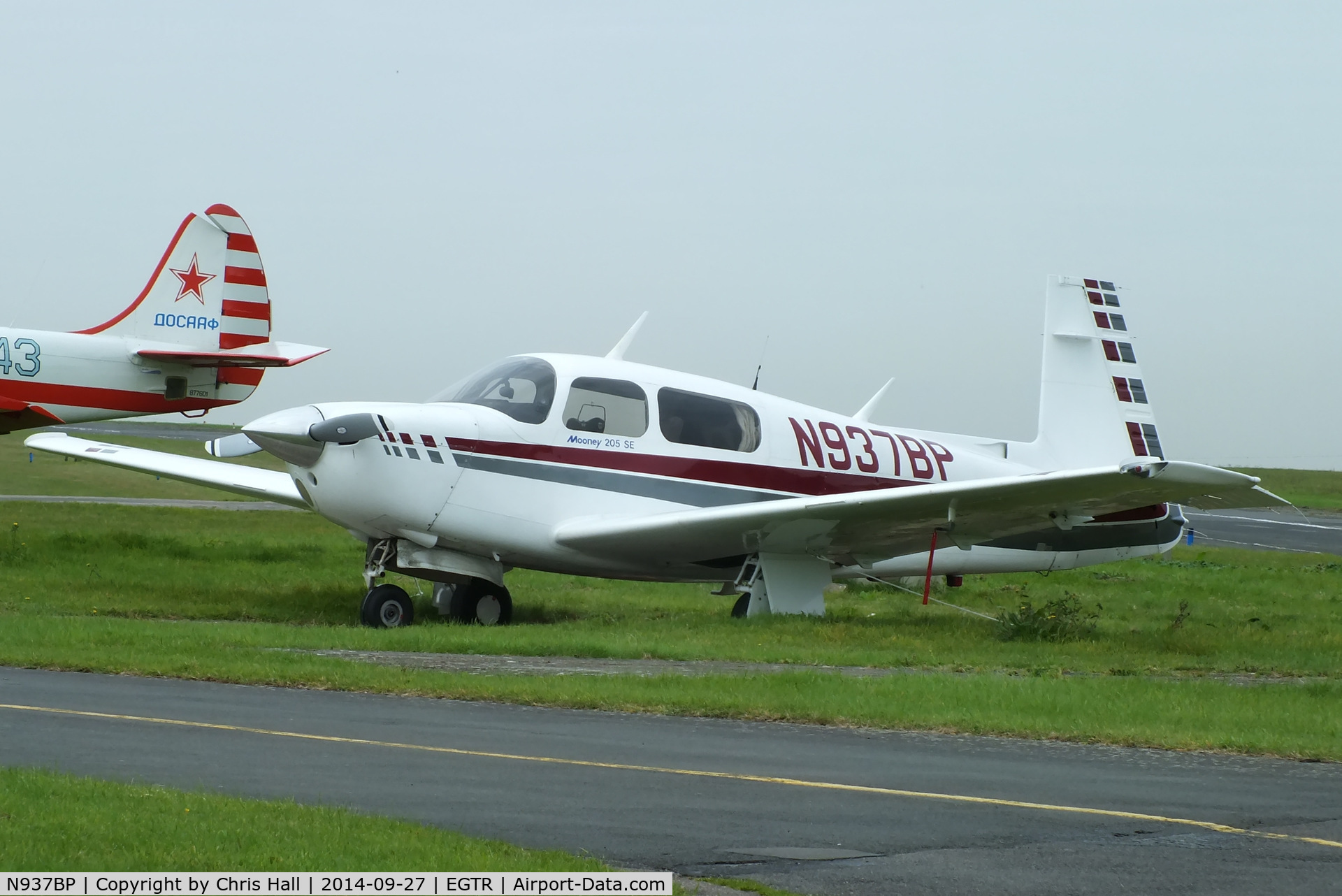 N937BP, 1987 Mooney M20J 201 C/N 24-3046, Elstree resident