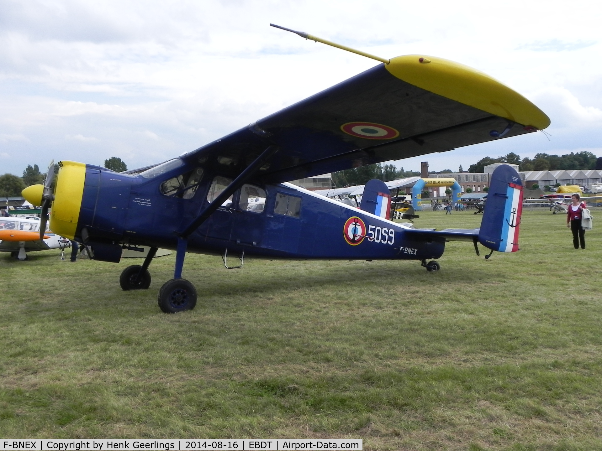 F-BNEX, 1958 Max Holste MH-1521C-1 Broussard C/N 108, Oldtimer Fly In , Schaffen Diest , 2014