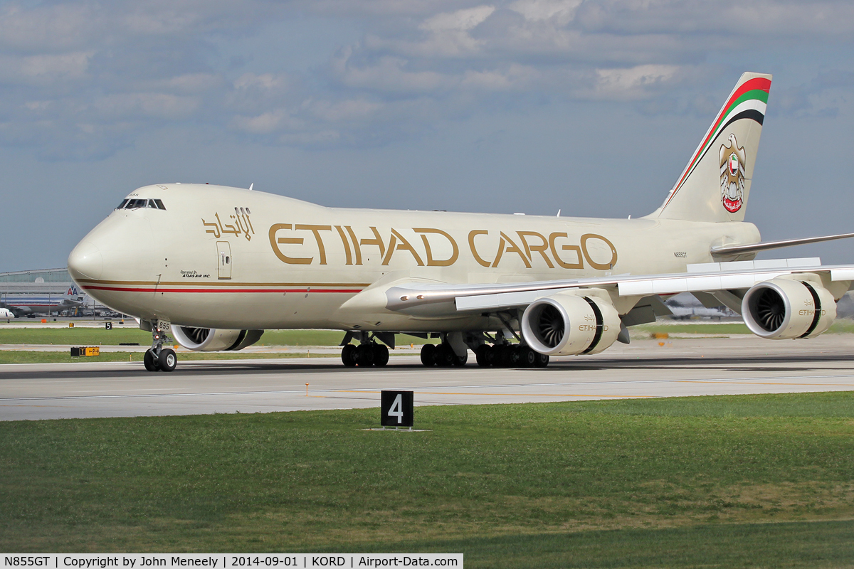 N855GT, 2013 Boeing 747-87UF C/N 37567, Etihad Cargo