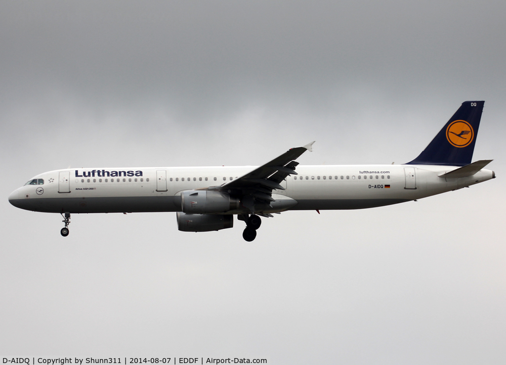 D-AIDQ, 2012 Airbus A321-231 C/N 5028, Landing rwy 25L