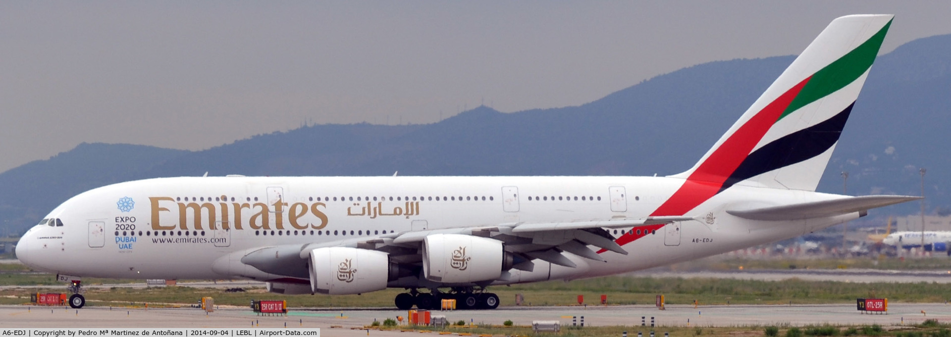 A6-EDJ, 2006 Airbus A380-861 C/N 009, El Prat - Barcelona