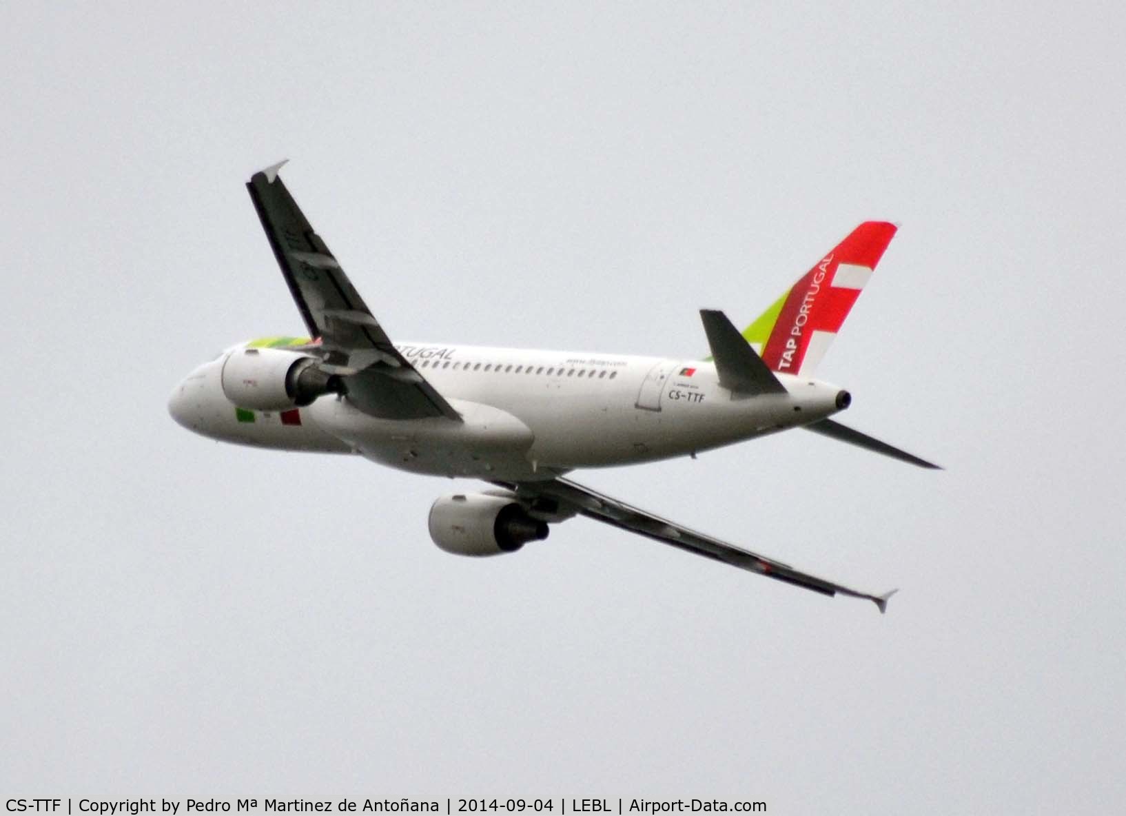 CS-TTF, 1998 Airbus A319-111 C/N 837, El Prat - Barcelona