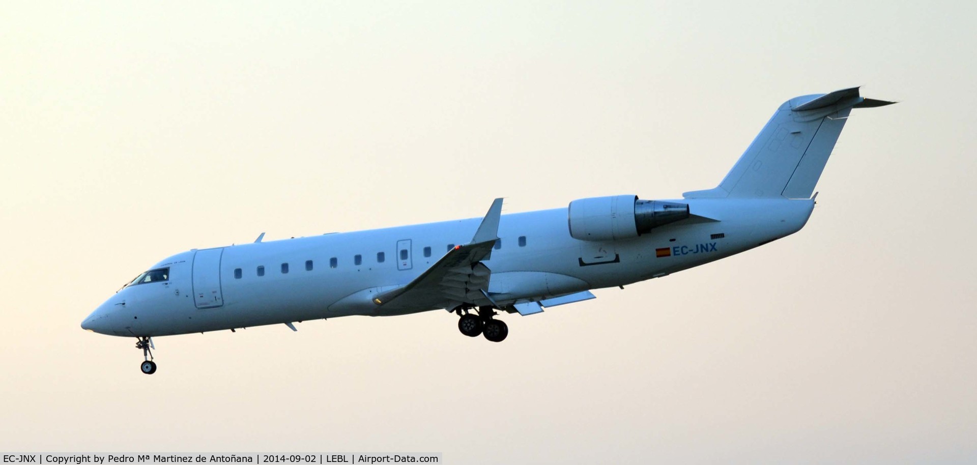 EC-JNX, 2006 Bombardier CRJ-200ER (CL-600-2B19) C/N 8058, El Prat - Barcelona