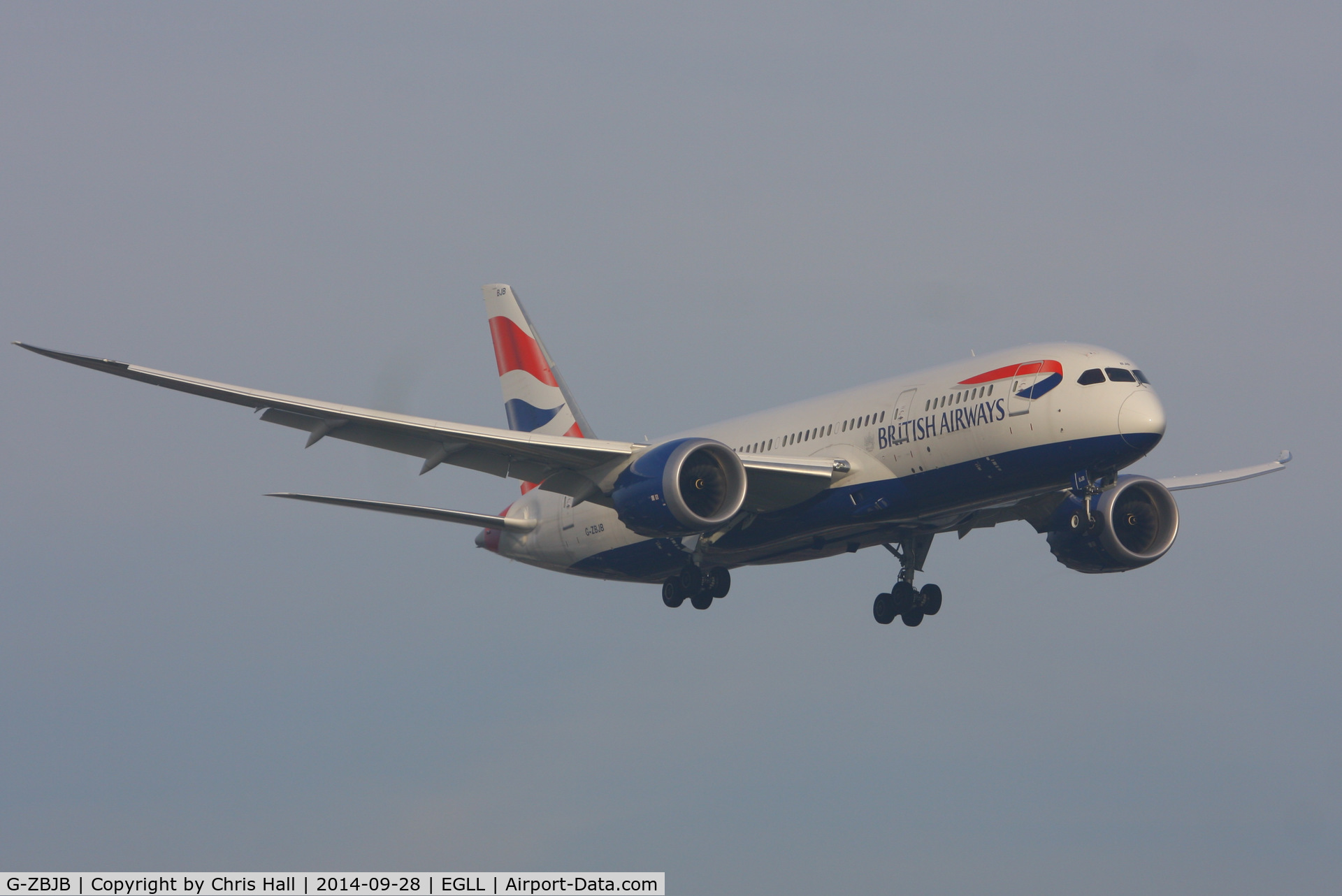 G-ZBJB, 2013 Boeing 787-8 Dreamliner C/N 38610, British Airways