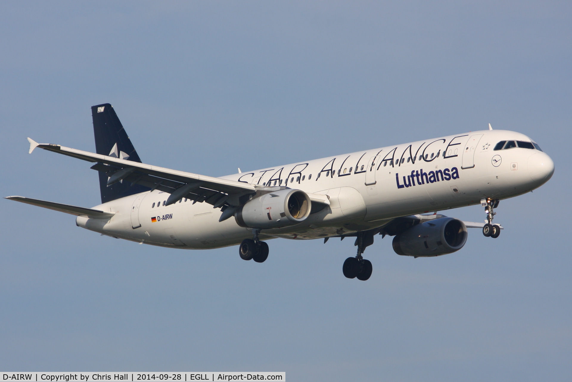D-AIRW, 1997 Airbus A321-131 C/N 0699, Lufthansa