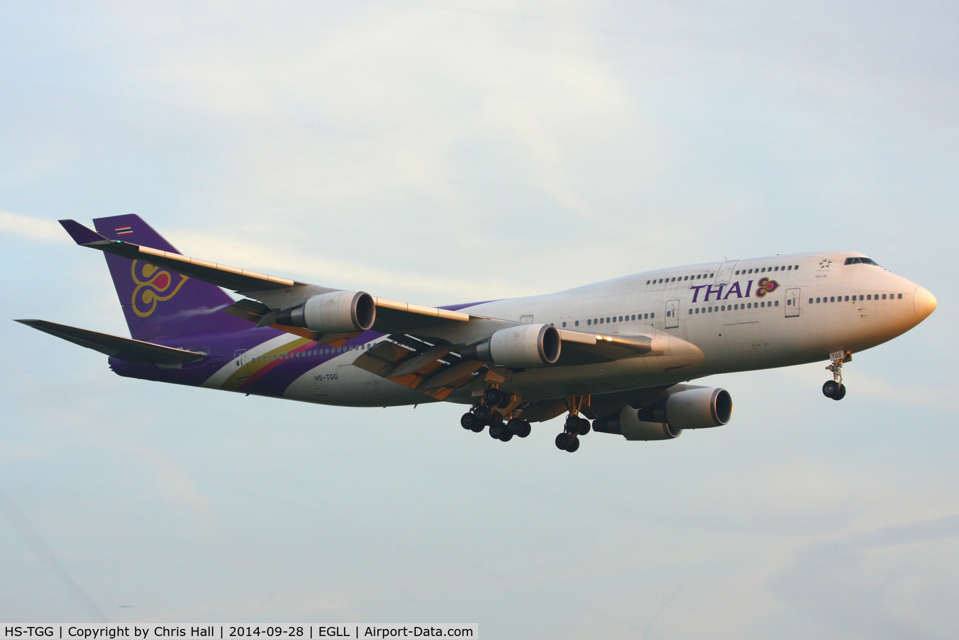HS-TGG, 2003 Boeing 747-4D7 C/N 33771, Thai Airways International