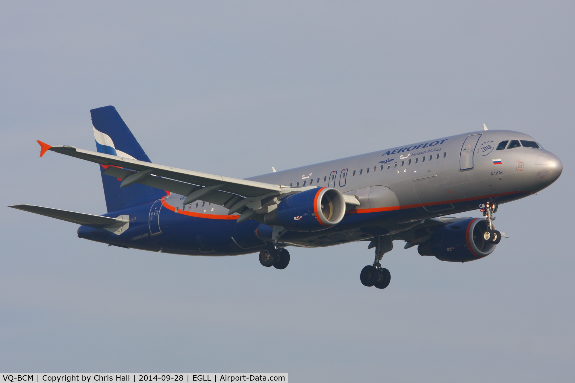 VQ-BCM, 2009 Airbus A320-214 C/N 3923, Aeroflot - Russian Airlines