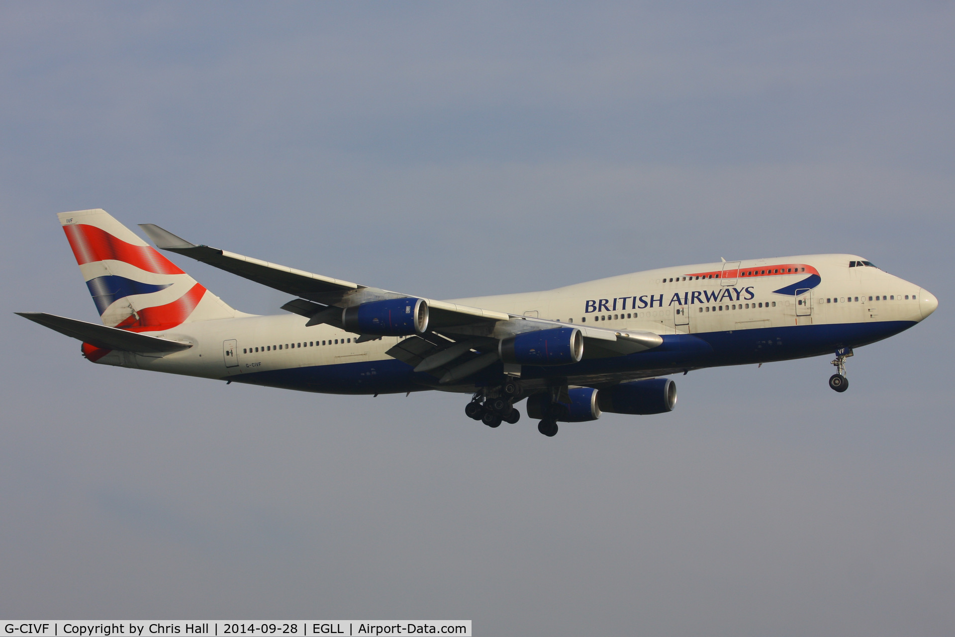 G-CIVF, 1995 Boeing 747-436 C/N 25434, British Airways