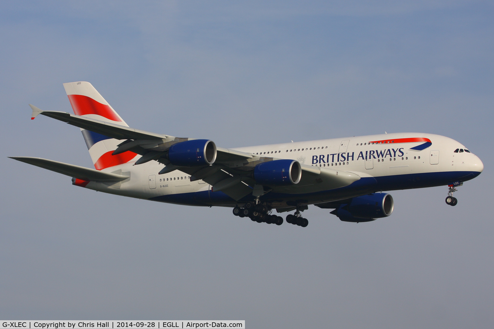 G-XLEC, 2013 Airbus A380-841 C/N 124, British Airways