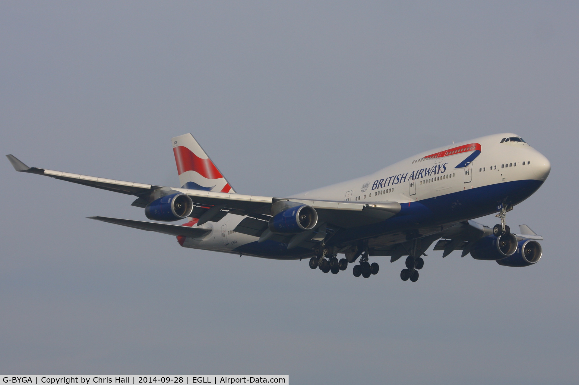 G-BYGA, 1998 Boeing 747-436 C/N 28855, British Airways