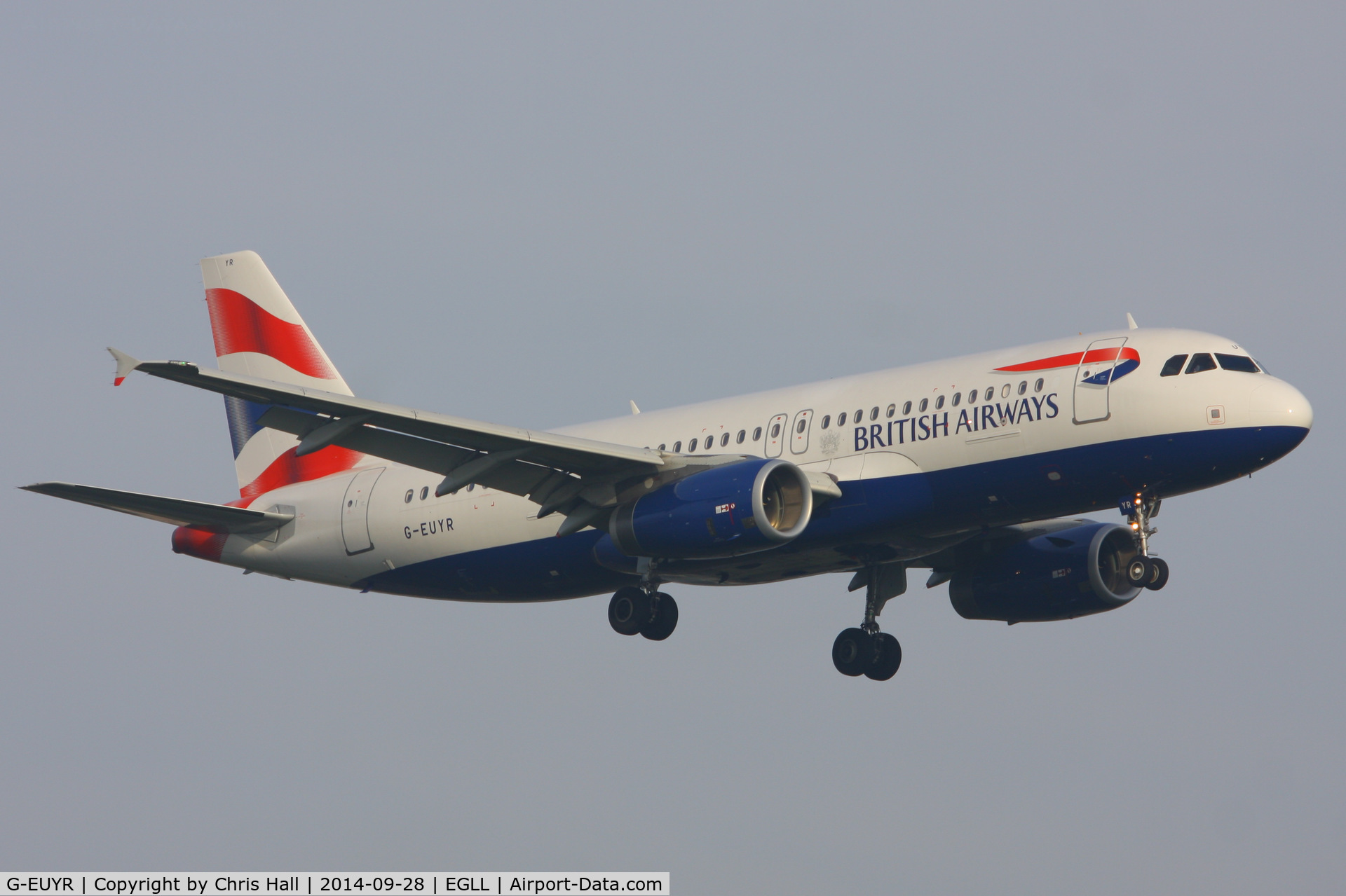 G-EUYR, 2013 Airbus A320-232 C/N 5856, British Airways