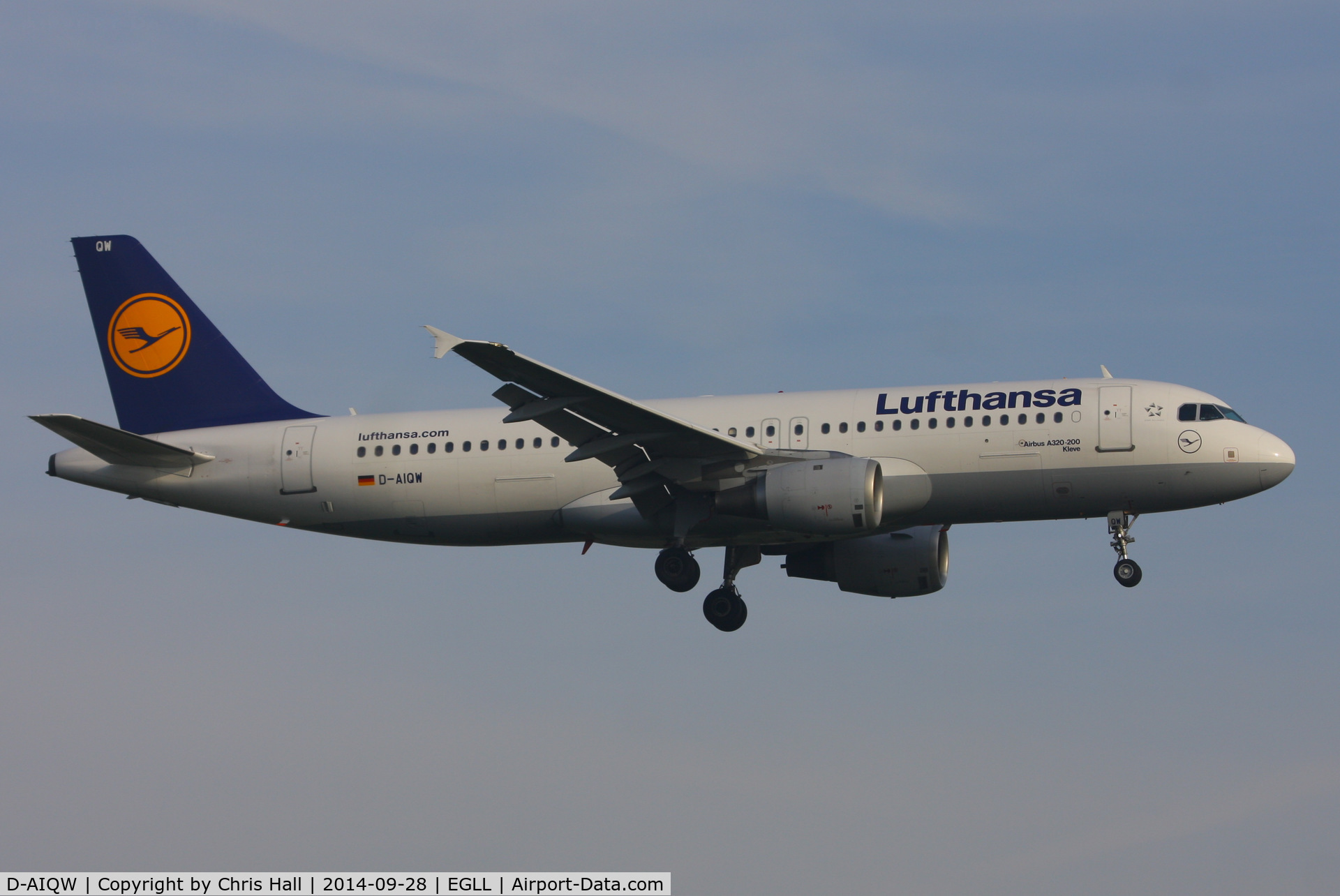 D-AIQW, 2000 Airbus A320-211 C/N 1367, Lufthansa