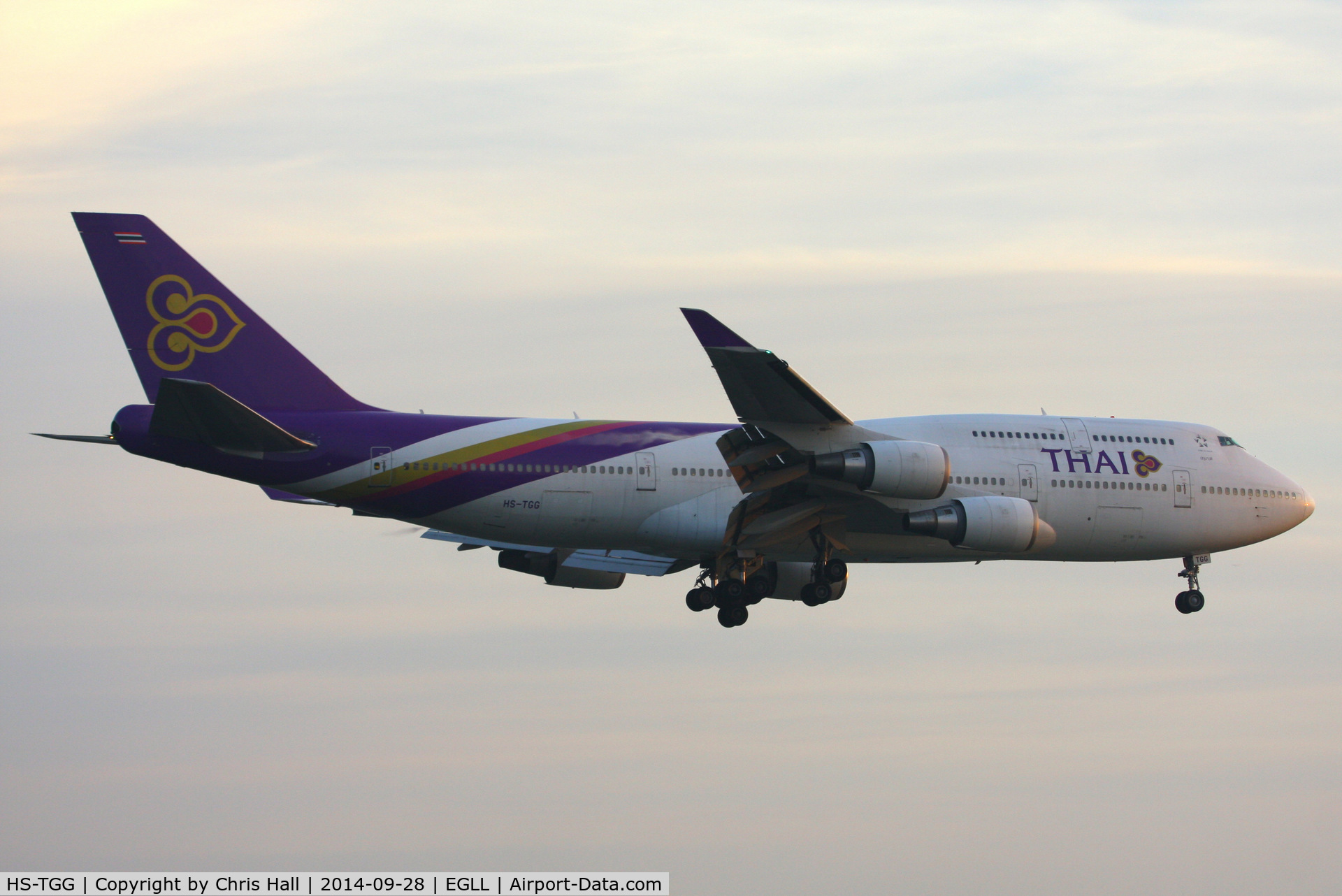 HS-TGG, 2003 Boeing 747-4D7 C/N 33771, Thai Airways International