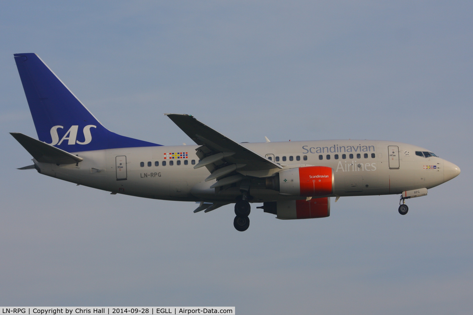 LN-RPG, 1999 Boeing 737-683 C/N 28310, SAS Scandinavian Airlines