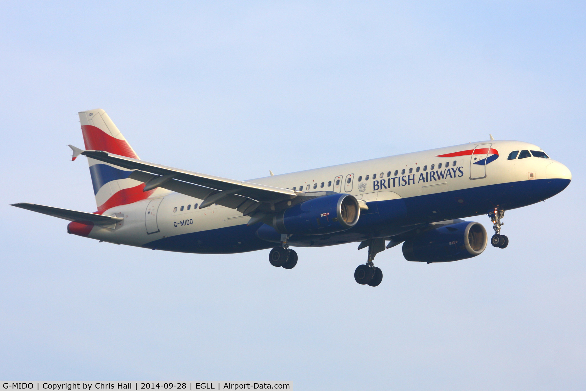 G-MIDO, 2002 Airbus A320-232 C/N 1987, British Airways