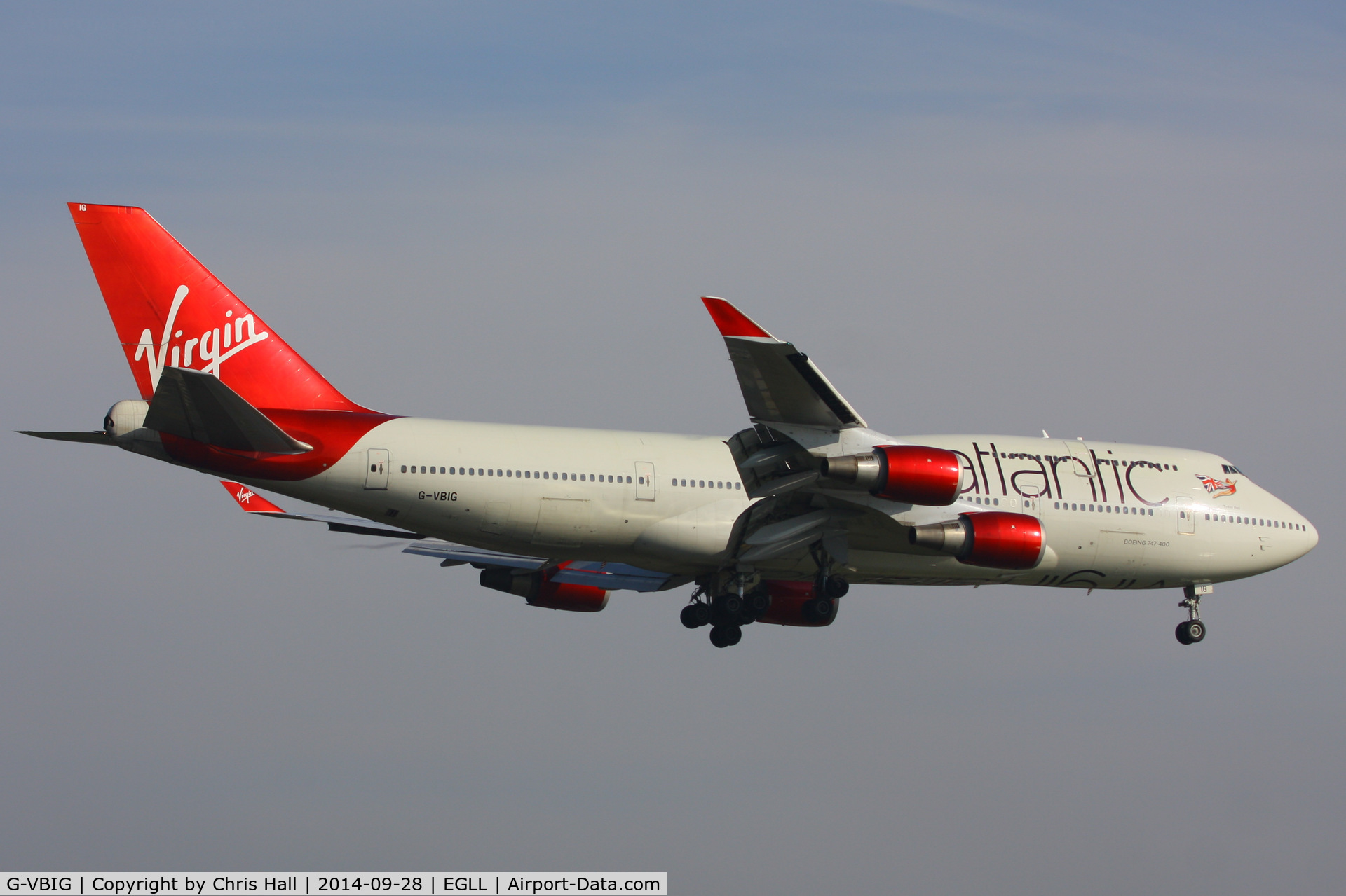 G-VBIG, 1996 Boeing 747-4Q8 C/N 26255, Virgin Atlantic