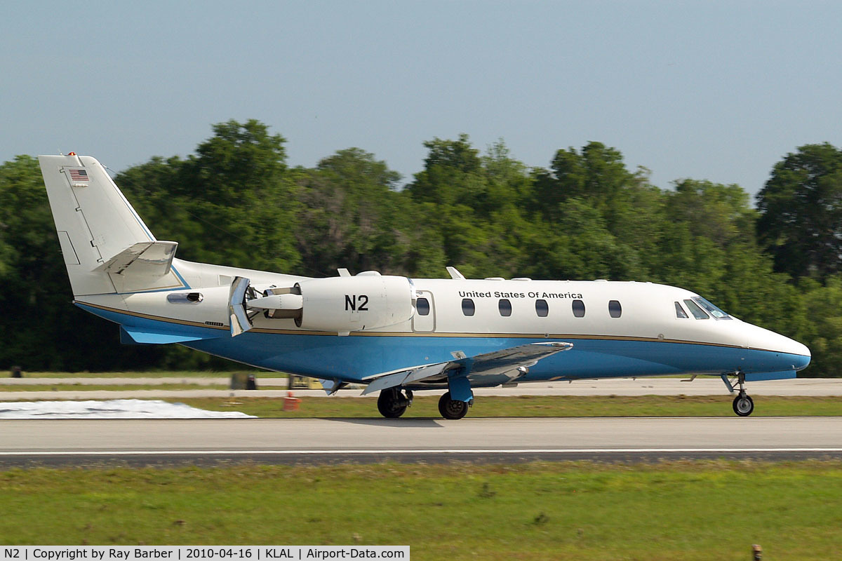 N2, Cessna 560XL Citation Excel C/N 560-5333, Cessna Citation Excel [560-5333] (Federal Aviation Administration) Lakeland-Linder~N 16/04/2010