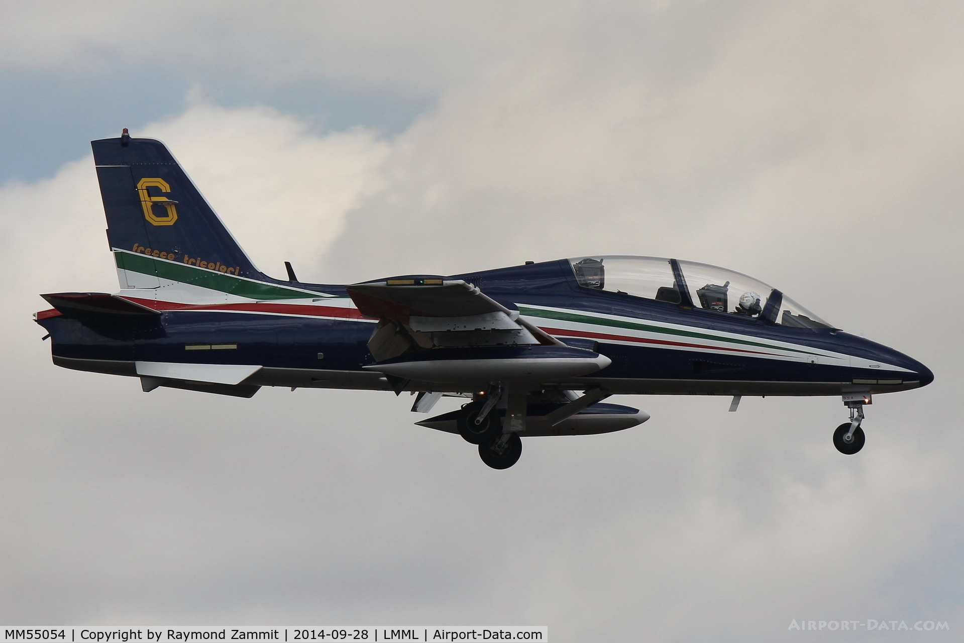 MM55054, Aermacchi MB-339PAN C/N 6848/188/AA085, MB339 MM55054/6 Frecce Tricolori Italian Air Force