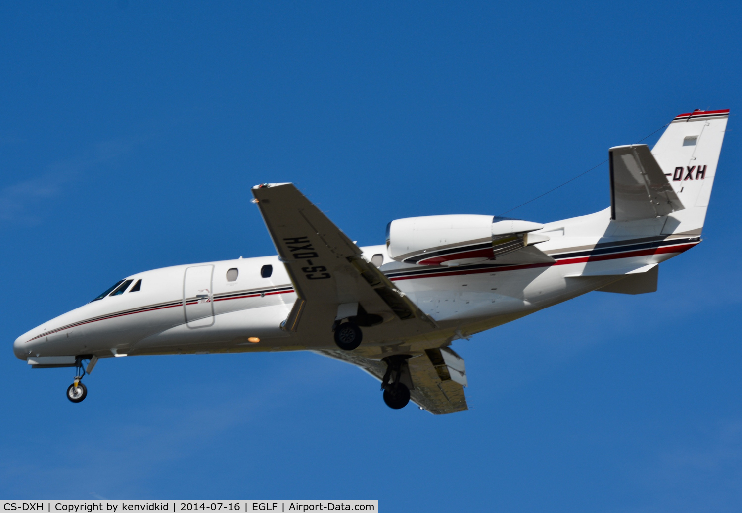 CS-DXH, 2006 Cessna Citation XLS C/N 560-5615, Netjets arrival.