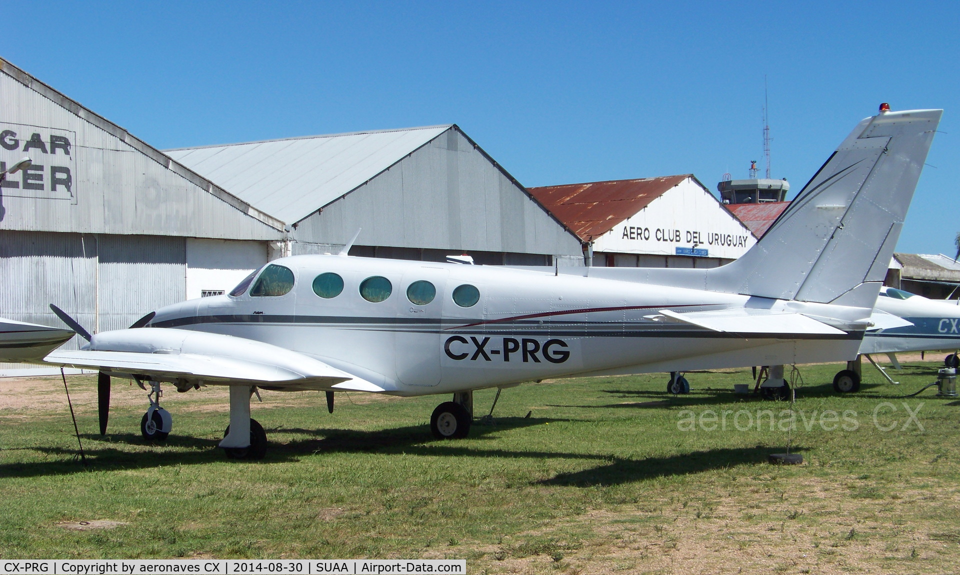 CX-PRG, 1980 Cessna 335 C/N 335-0057, Hangarado en Aeropuerto Angel S. Adami.