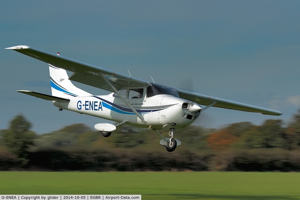 G-ENEA, 1971 Cessna 182P Skylane C/N 182-60895, Interesting approach!