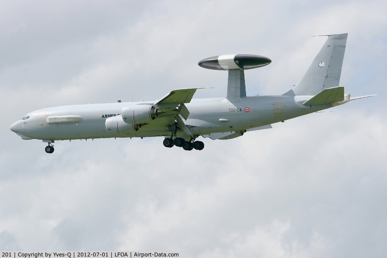 201, 1990 Boeing E-3F Sentry C/N 24115, French Air Force Boing E-3F SDCA, Solo display, Avord Air Base 702 (LFOA)  Open day 2012