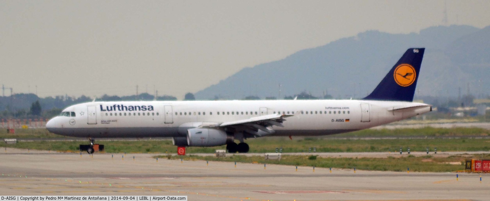 D-AISG, 2000 Airbus A321-231 C/N 1273, El Prat - barcelona