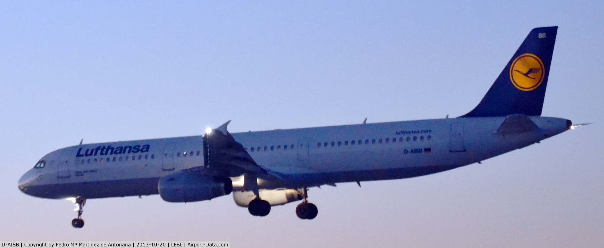 D-AISB, 1999 Airbus A321-231 C/N 1080, El Prat - Barcelona