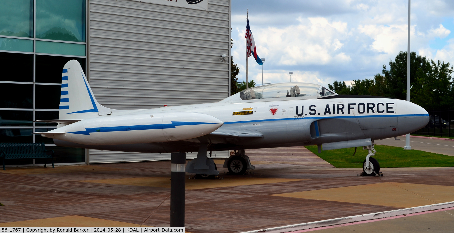 56-1767, 1956 Lockheed T-33A Shooting Star C/N 580-1117, Frontiers of Flight Museum DAL