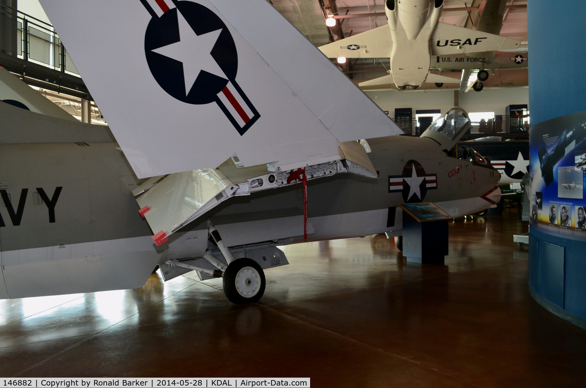 146882, Vought F8U-1P Crusader C/N Not found 146882, Frontier of Flight Museum DAL