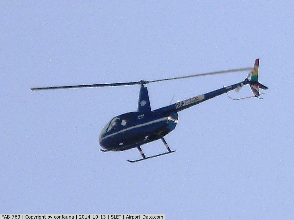 FAB-763, 2012 Robinson R44 II C/N 13279, Over Santa Cruz de la Sierra
