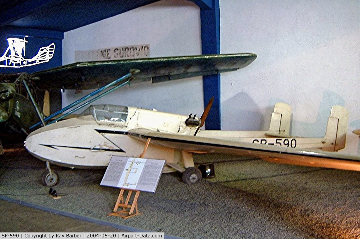 SP-590, HWL Pegaz C/N 1, HWL Pegaz [1] (Muzeum Lotnictwa Polskeigo) Krakow Museum, Malopolskie~SP 20/05/2004